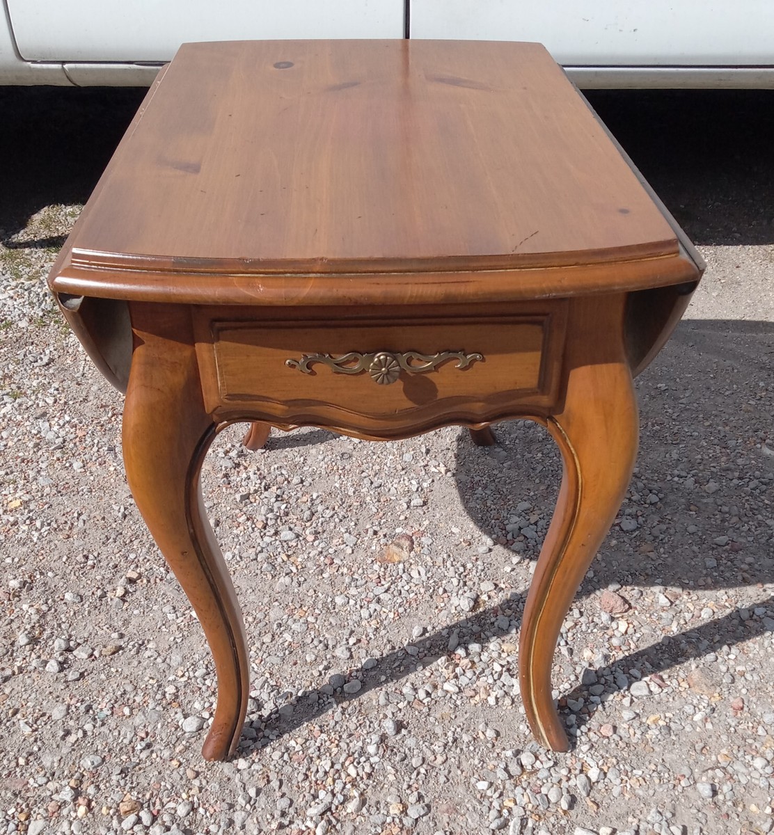 Pine Dropleaf Ethan Allen End Table / Side Table (RP) (EA-93) | eBay