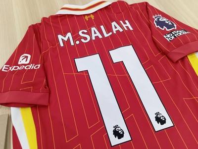 Nike Liverpool FC Home 24/25 Salah #11 EPL Champions Shirt (M Size