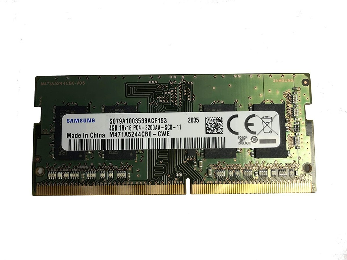Samsung 4GB 1Rx16 PC4-3200AA-SCO SO-DIMM Memory RAM M471A5244CB0
