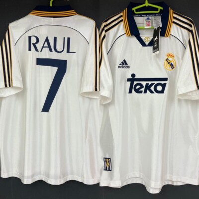 Raul Gonzalez Real Madrid 99/00 #7 Adidas Reissue Jersey XL w/Tags