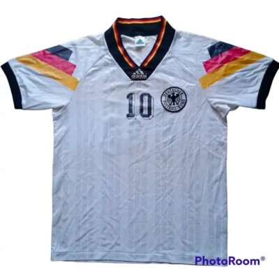 Vintage Germany 92 94 Adidas Home Shirt 10 Lothar Matthaus Jersey