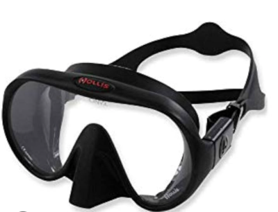 HOLLIS M-1 (M1) Mask - Black - 205.4500.07 - SCUBA DIVING SNORKEL