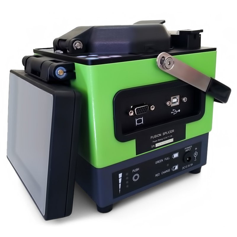 Fiber Optic Fusion Splicer Kit w/ Fiber Cleaver, Core Aligning