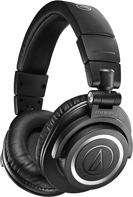 Audio-Technica ATH-M50xBT2 Wireless Over-Ear Headphones, Black | eBay