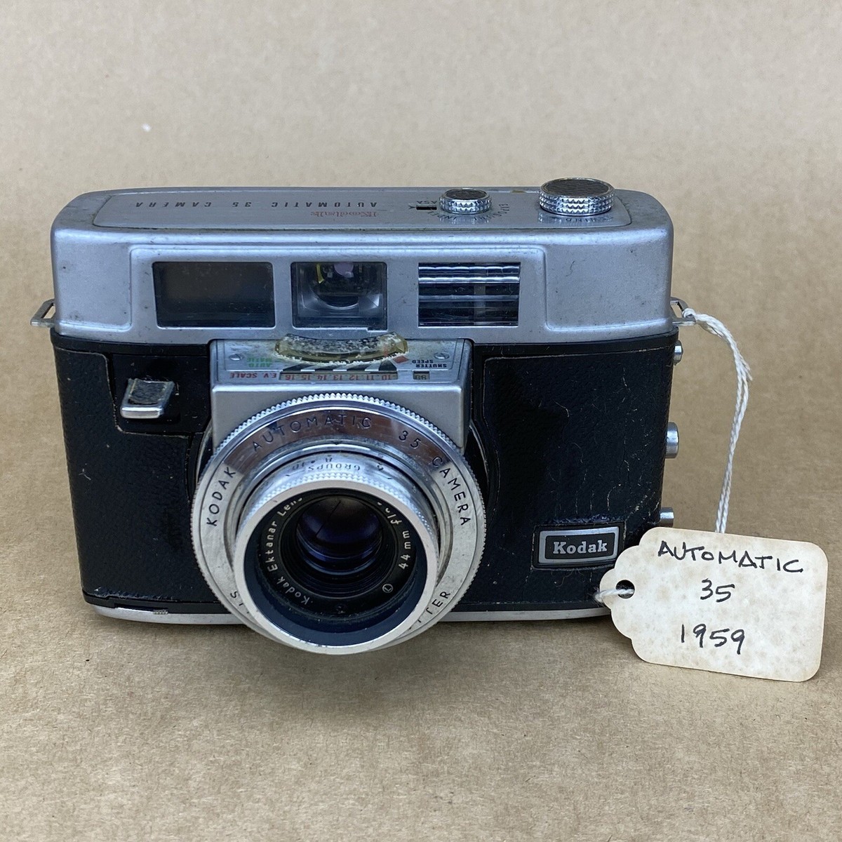 Kodak Automatic 35 1959 Vintage 35mm Film Camera W/ Ektanar 44mm