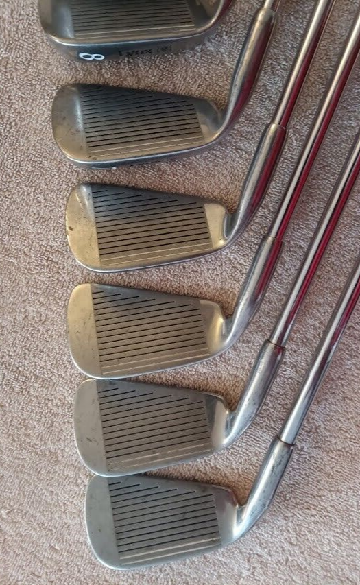 TZ GOLF - VINTAGE LYNX Parallax MEN'S Golf 3-9 Irons, 7 Club Set