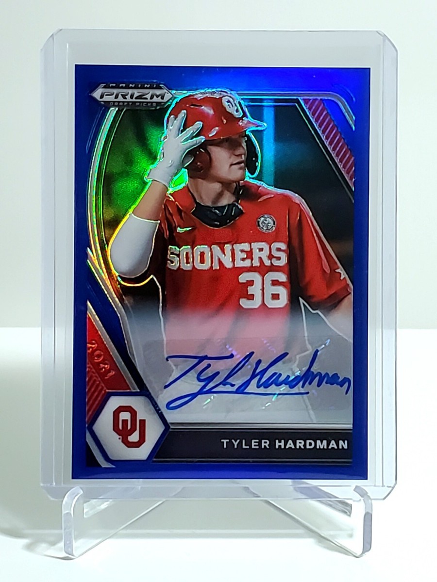 2021 Panini Prizm Draft Picks - Tyler Hardman #PDP153 Blue Prizm
