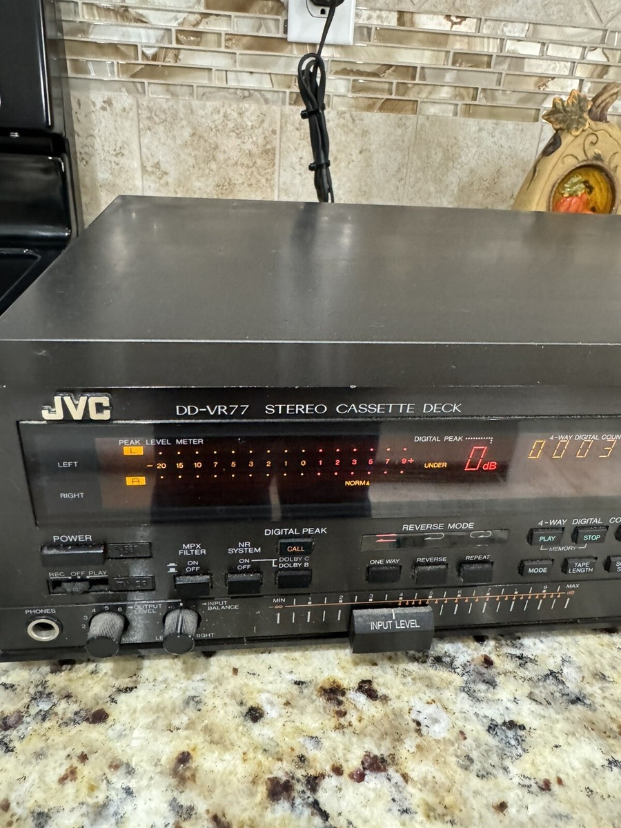 Victor JVC DD-VR77 Quick Reverse Cassette Deck from japan Tested