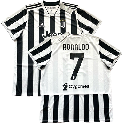 2021/22 Juventus Home Jersey #7 Ronaldo 2XL Adidas Soccer Football