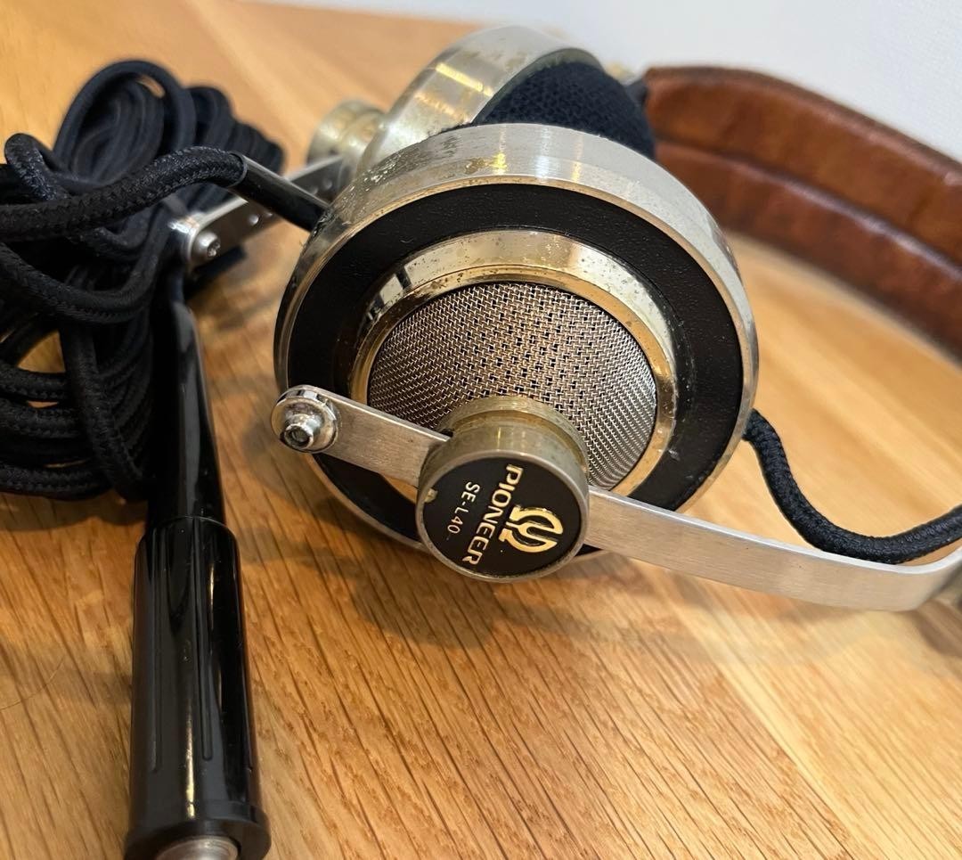 要修理 PIONEER ヘッドホン SE-L40 ケース付き 要修理 PIONEER