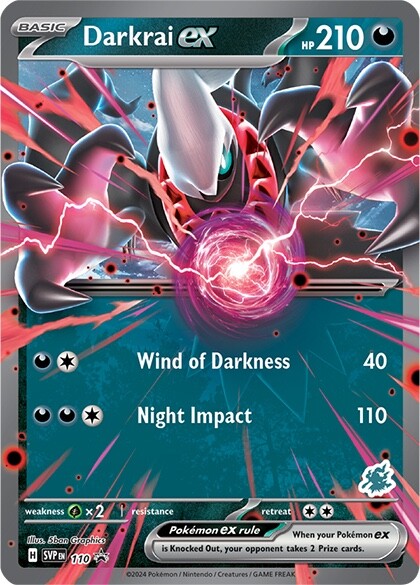 Darkrai ex | SVP 110 | Pokemon Battle Academy 2024 Promo ✨ | eBay