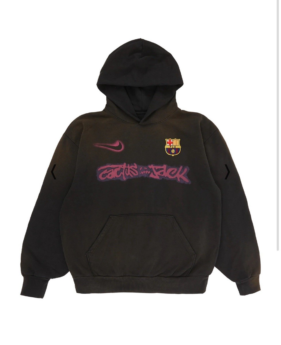 FC BARCELONA TRAVIS SCOTT NIKE LIMITED EDITION CACTUS JACK HOODIE