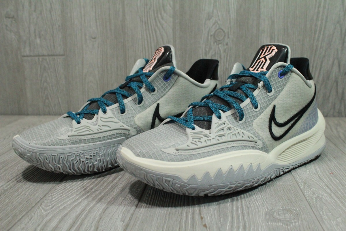 Nike Kyrie Low 4 Basketball Shoes Grey Fog Black Mens 13, 15