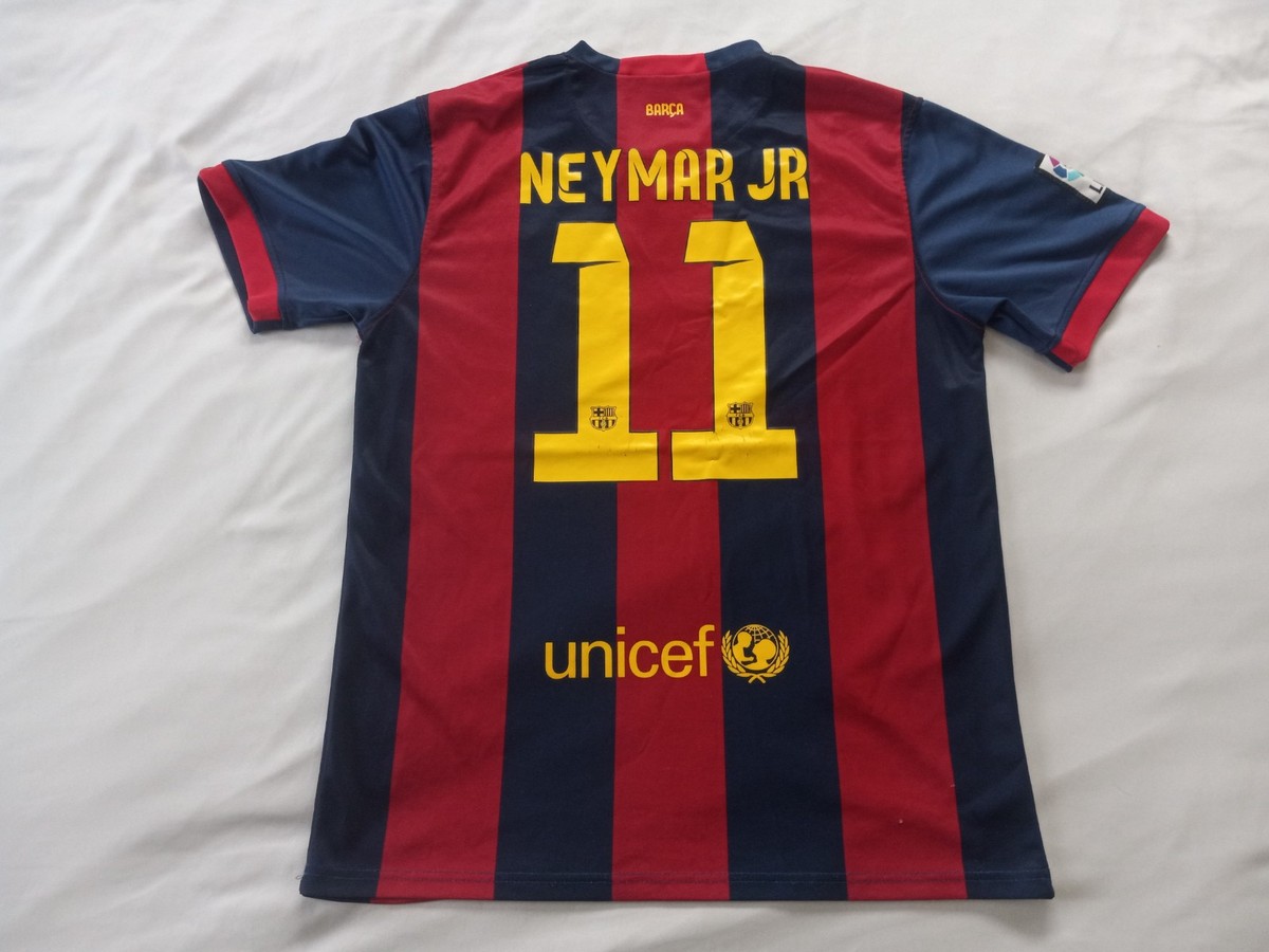 FC Barcelona Xavi Neymar Jr - Size L - Qatar Airways Soccer