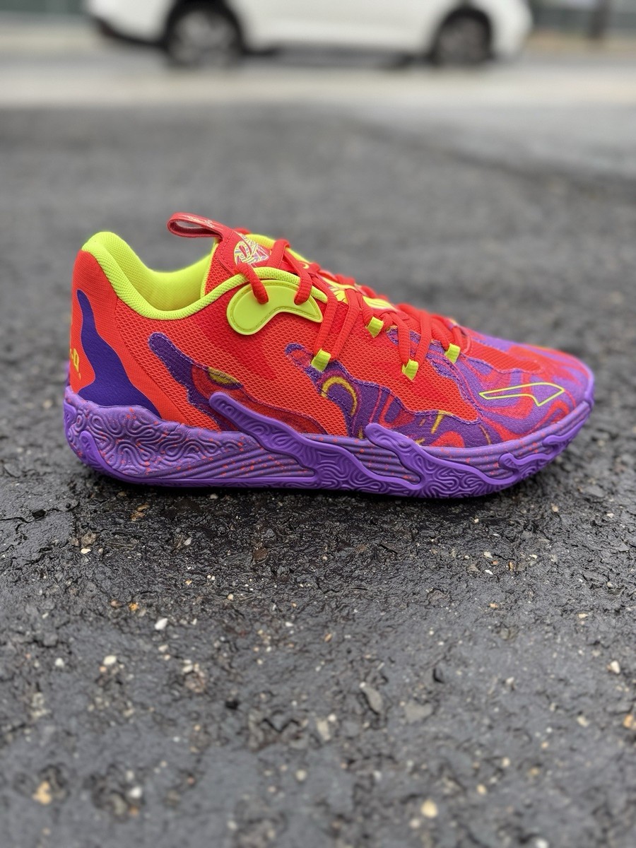 PUMA Men's x LAMELO BALL MB.03 Lo Lava Basketball Shoes 310847 01