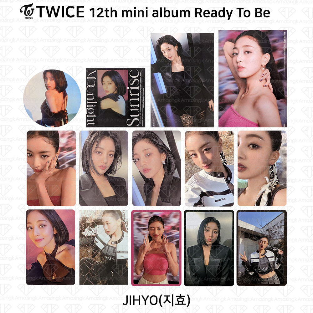 TWICE 12th Mini Album Ready To Be Photocard Message Card Poster