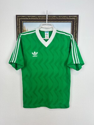 Vintage 90's Adidas Football Template Shirt Soccer Jersey Green