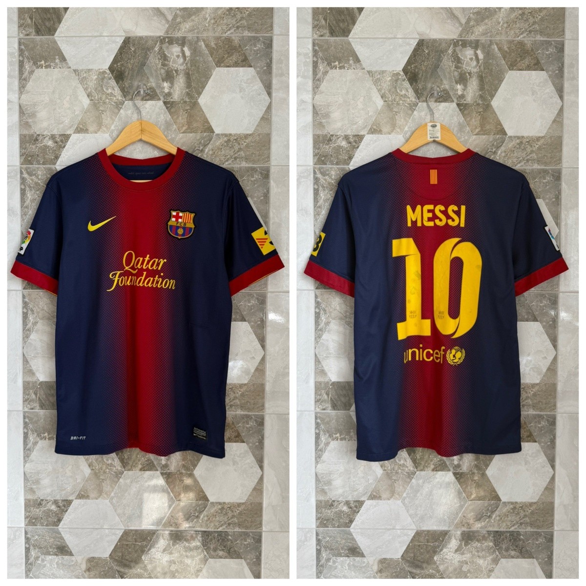 Nike FC Barcelona #10 Messi 2012 2013 Home Football Jersey Soccer