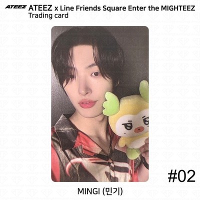 ATEEZ LINE FRIENDS Enter the Mighteez POP-UP Trading Card KPOP K