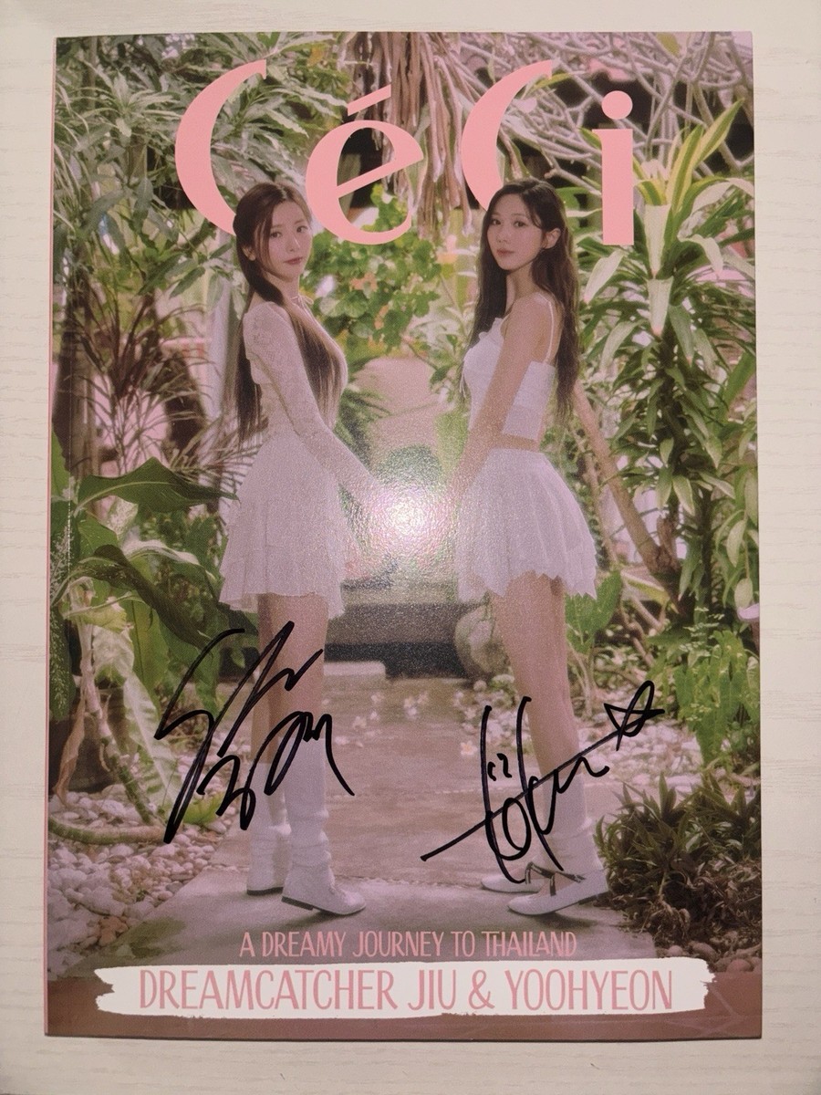 Dream Catcher Jiu & Yoohyeon Autographed Signed Photobook Ceci