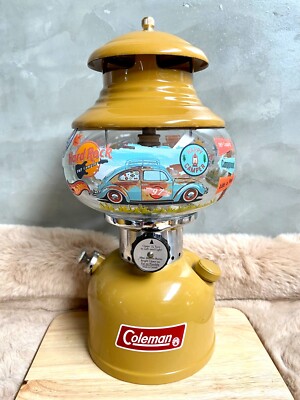 Coleman 200a Tall Ventilator lantern Gold bond Color, enamel paint