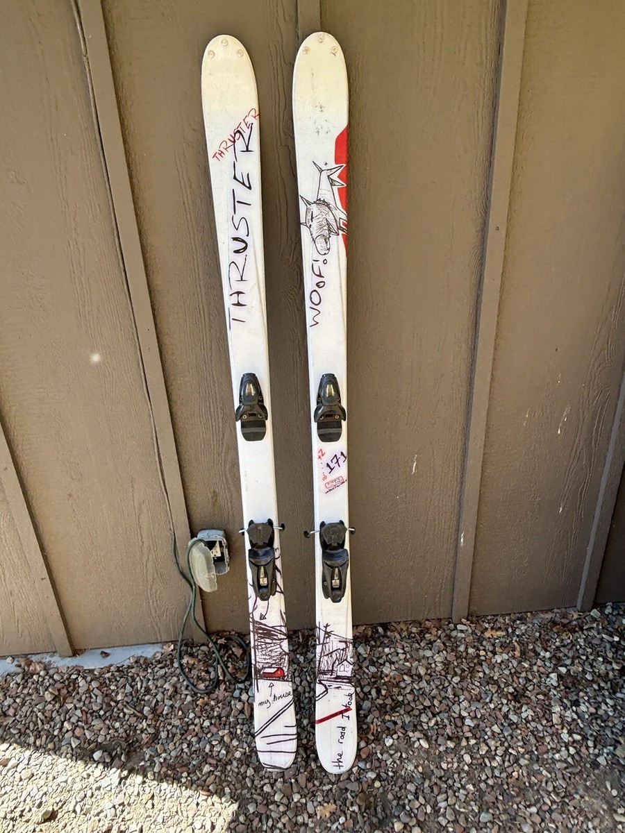 Salomon Teneighty Thruster 171cm Downhill Rocker Skis W/ Rossignal