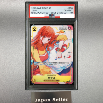 PSA 10 Zeus Nami OP11-106 Promo Bandai Card Games Fest 24-25