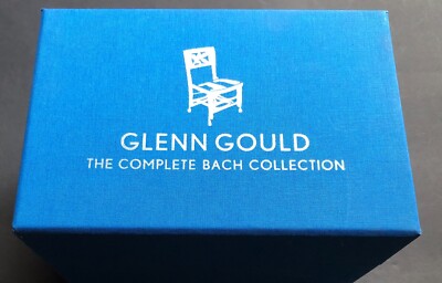 Glenn Gould Complete Bach Collection 38 CDs 6 DVDs hardback book