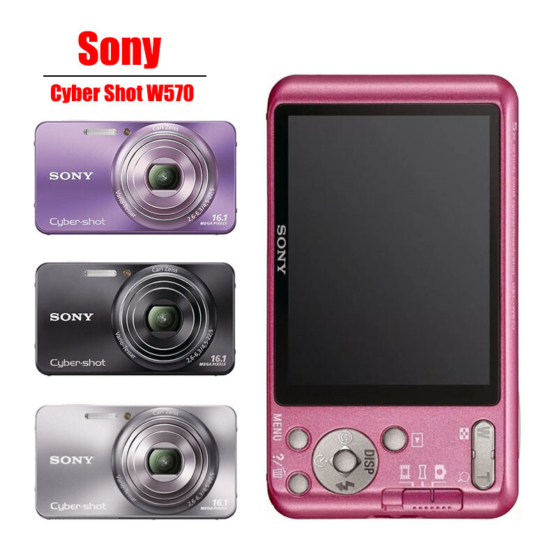 Sony Cyber-shot DSC-W570 16.1MP 5x Optical Zoom Digital Camera