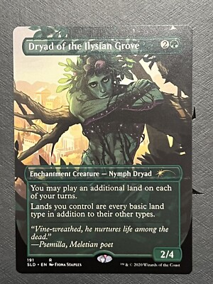 MTG Secret Lair Dryad Of The Ilysian Grove -SLD Fiona Staples NM
