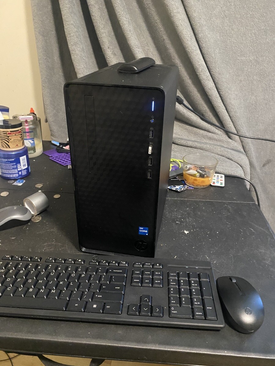 HP M01-F3003w (512GB, Core i5 13th Gen, 12GB) Tower PC - Dark