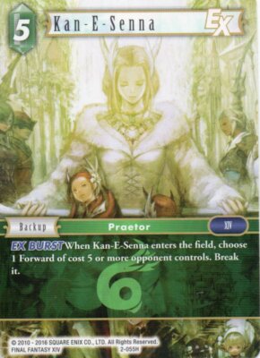 Final Fantasy TCG - Opus II - Kan-E-Senna #55H | eBay