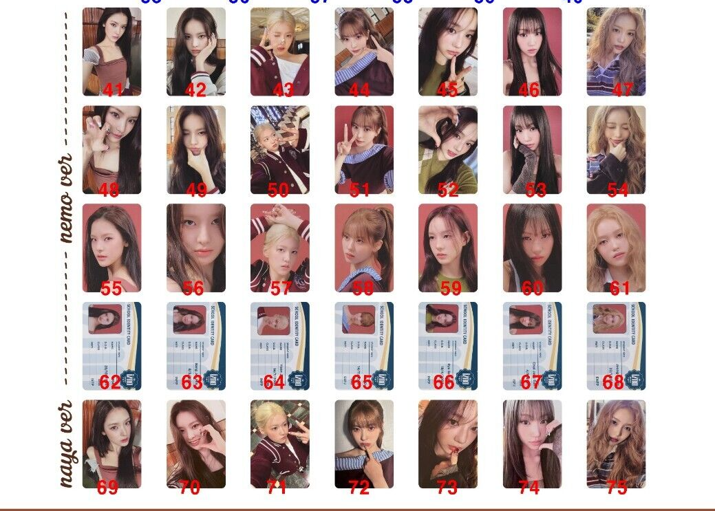 IZNA - THE FIRST MINI ALBUM N/A ALL VERSION OFFICIAL PHOTOCARD KOR