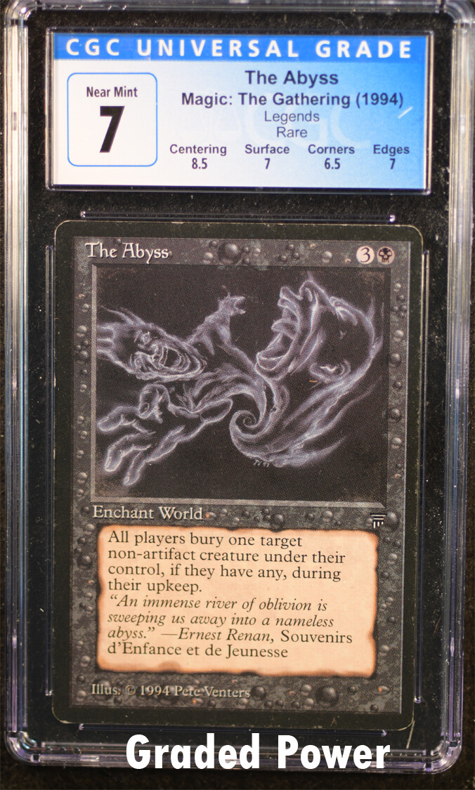 Legends The Abyss CGC 7 (6048) Magic MTG | eBay