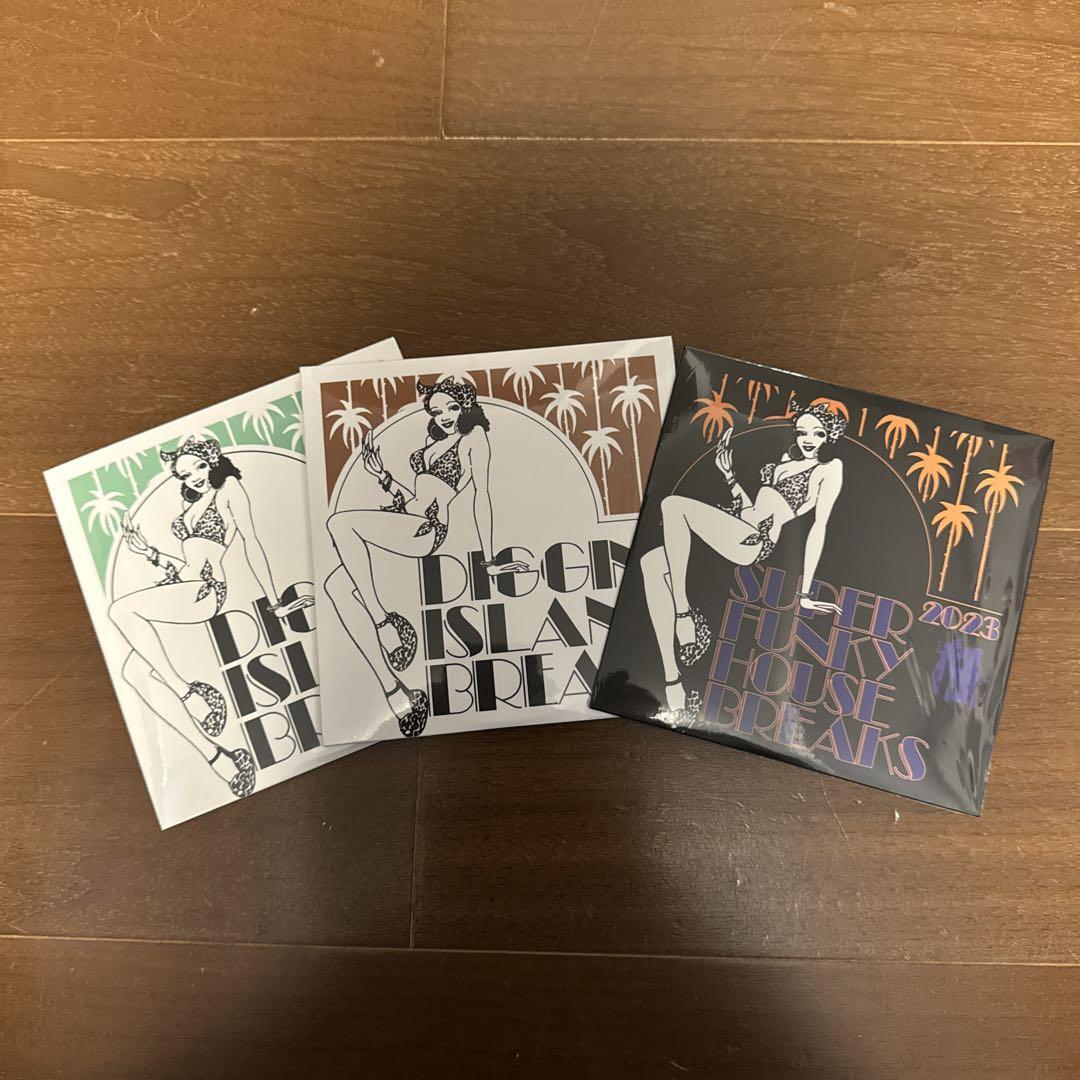 Near Mint] DJ MURO Diggin' Island Breaks House breaks 3 CD Set