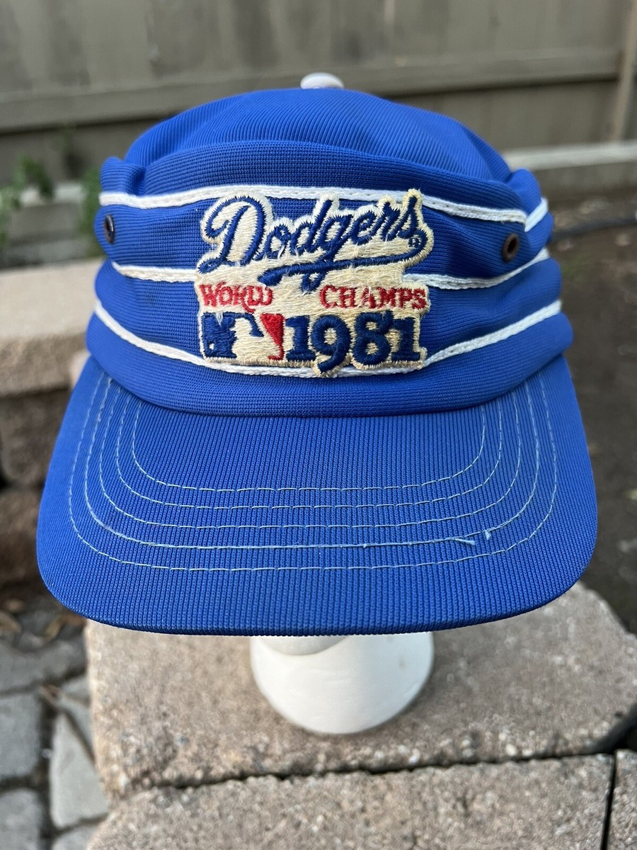 Vintage LA Dodgers Sports Specialties Pill Box Snapback 1981 World