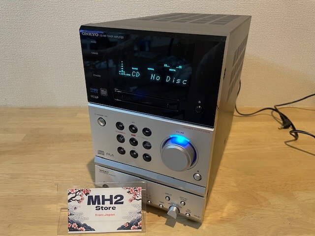 ONKYO FR-B7 CD Hi-MD Player Silver Operation Confirmed Very Good