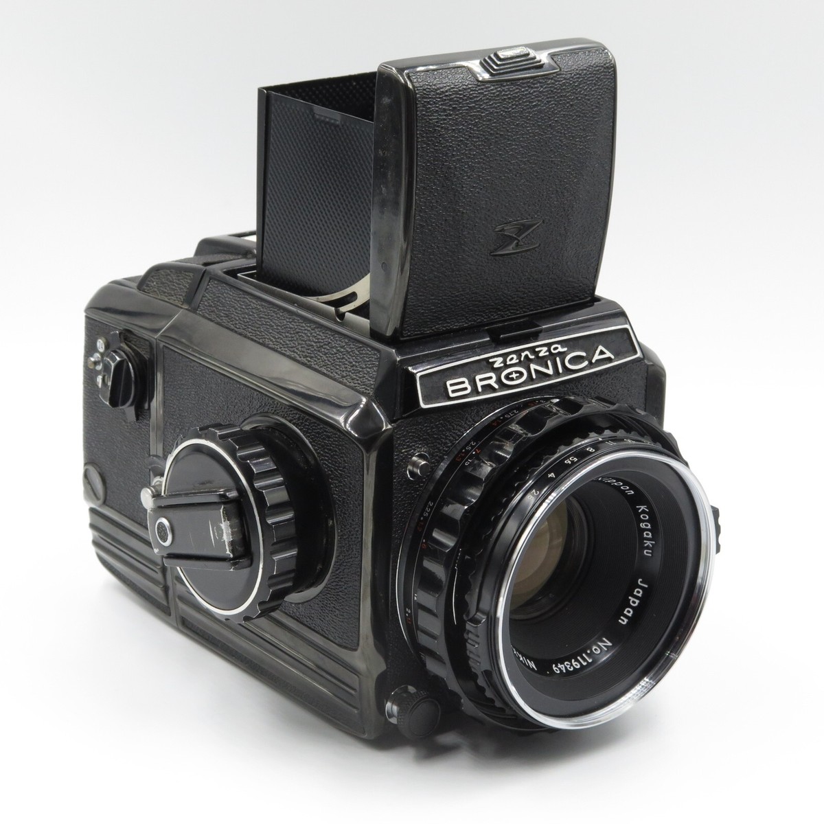 Zenza Bronica S2A Black 6x6 120 Film Camera with Nikkor-P 75/2.8