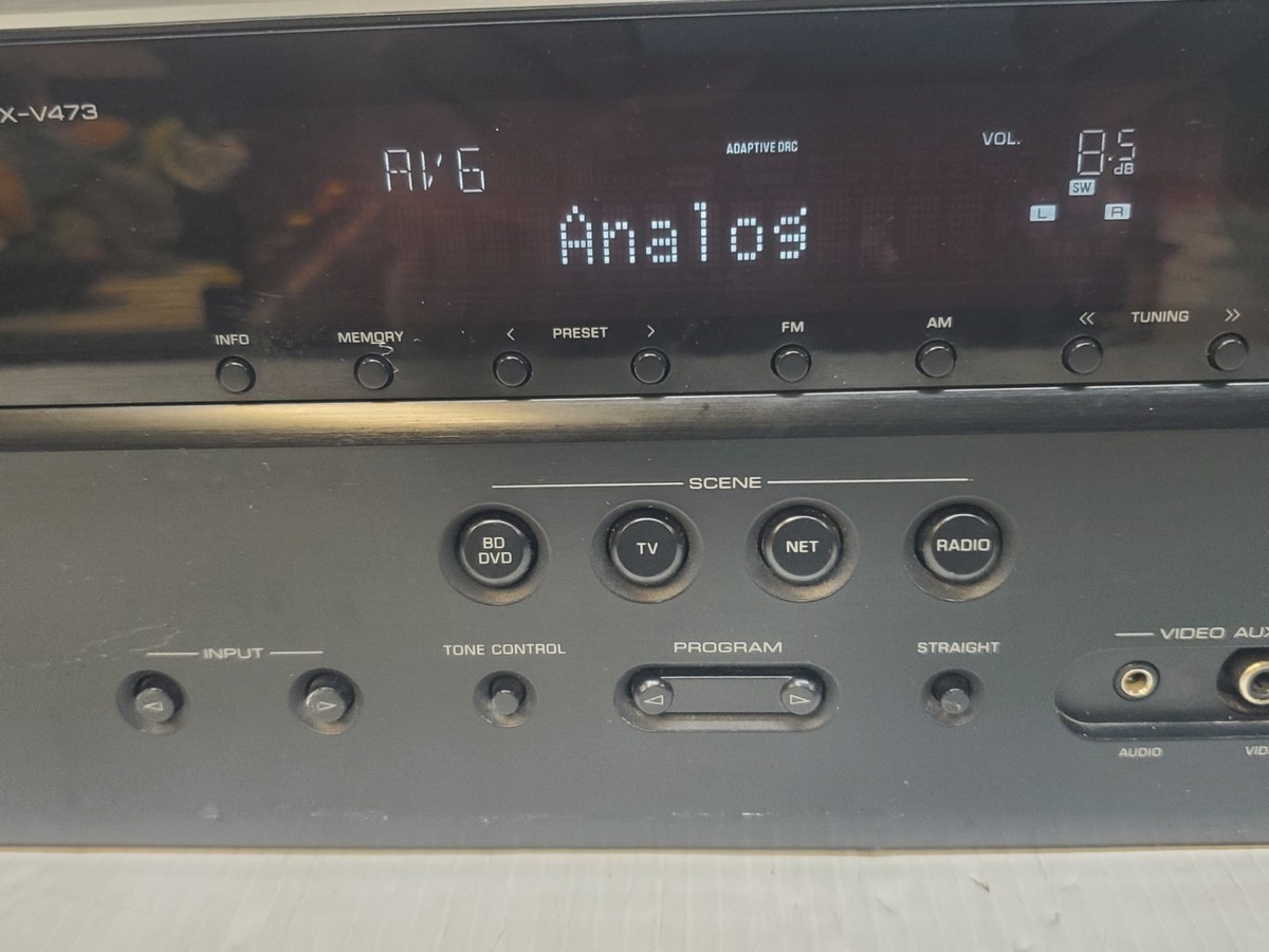 Yamaha Natural Sound AV 5.1 Channel Receiver RX-V473 Cinema DSP 3D