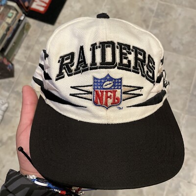 Vintage 90s Raiders Diamond Logo Athletic Snapback Hat - Pro Line