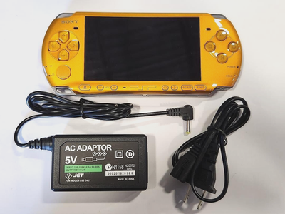 Sony PSP-3000 GOLD Portable Handheld Video Game Console System