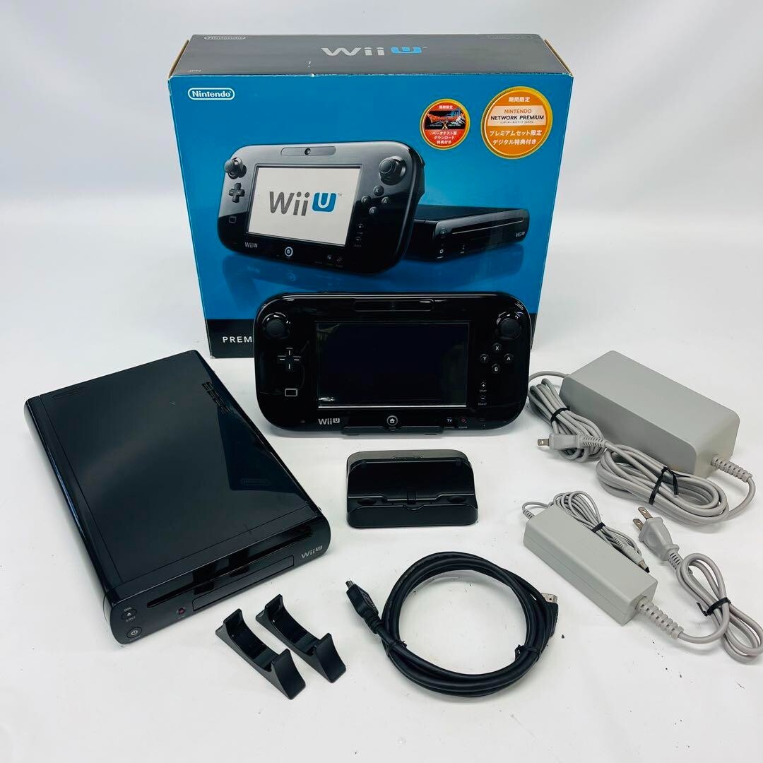 Nintendo Wii U Premium Set Kuro 32GB Console Box Black | eBay