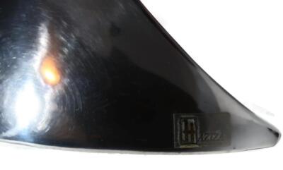 Shlomi Haziza PAULE Red Acrylic Heart Shaped & Stainless Base