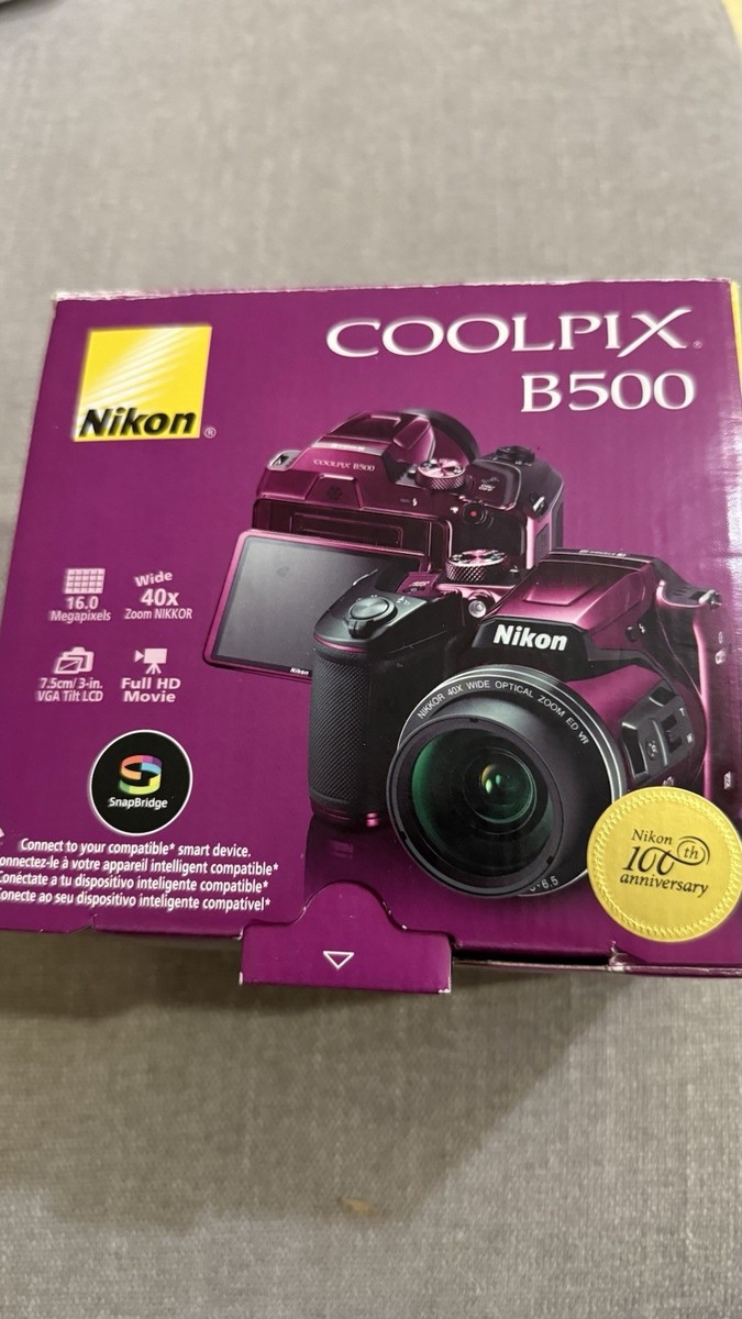 Nikon COOLPIX B500 紫 ストラップ ケース付き ニコン COOLPIX B500