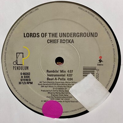 LORDS OF THE UNDERGROUND - CHIEF ROCKA (12