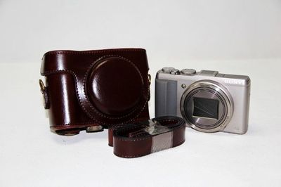 Leather Camera case bag Cover For Sony Cyber-Shot DSC-HX60V HX60