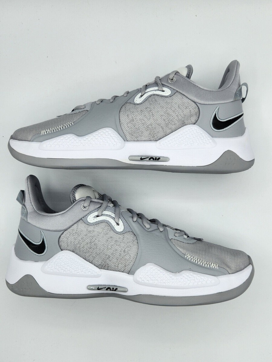 Nike Paul George PG 5 TB Team 'Wolf Grey' White Black DM5045 003