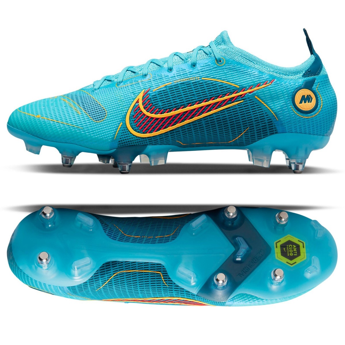 Nike Vapor 14 Elite SG-Pro AC Chlorine Blue/Orange DJ2834-485 Men