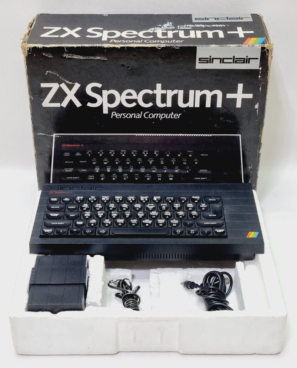 VINTAGE SINCLAIR ZX Spectrum + Personal Computer with box - For