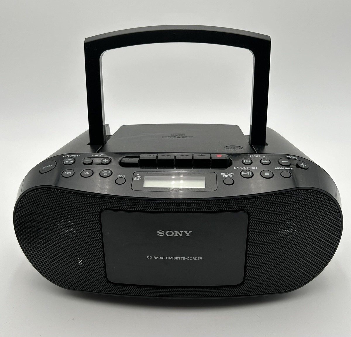 Sony CFD-S50 Stereo CD Player Cassette Recorder AM/FM Radio